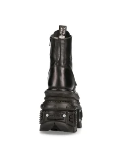 New Rock ANKLE BOOT IMPERFECT WITH LACES M-MILI083CCT-C4