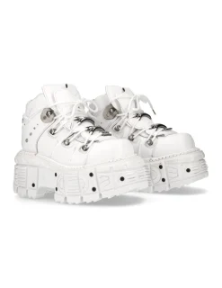 New Rock ANKLE BOOT IMPERFECT WITH LACES M-TANK106-C1 New