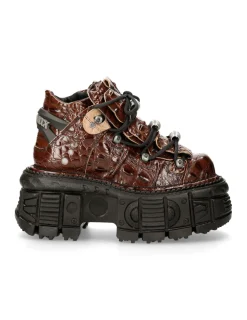 New Rock ANKLE BOOT IMPERFECT WITH LACES M-106M-C13 Best