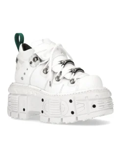 New Rock ANKLE BOOT IMPERFECT WITH LACES M-TANK106N-V8 Best