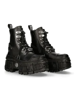 New Rock ANKLE BOOT TANK M-WALL047-C1 Hot
