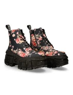 New Rock ANKLE BOOT TANK M-WALL005-V36 Hot