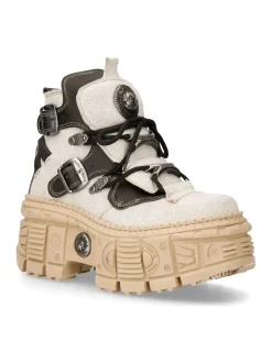 New Rock ANKLE BOOT TANK M-WALL052-V3 Hot