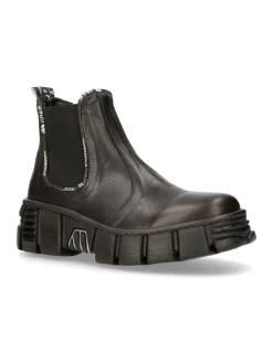 New Rock ANKLE BOOT TOWER WITH LACES M-WALL021-C1 Clearance