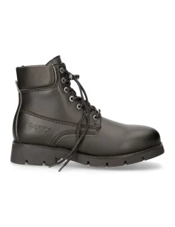New Rock ANKLE BOOT BLACK RANGER WITH LACES M-RANGER046-V1 Outlet