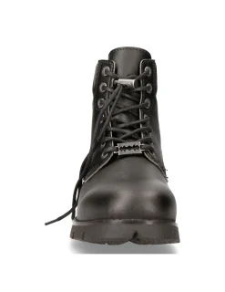 New Rock ANKLE BOOT BLACK RANGER WITH LACES M-RANGER046-V1 Outlet