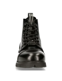 New Rock ANKLE BOOT BLACK RANGER WITH LACES M-RANGER006-S2