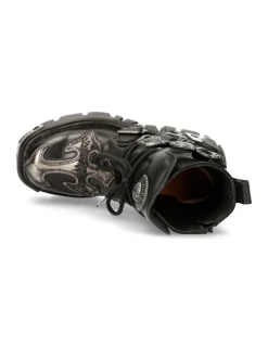 New Rock ANKLE BOOT BLACK REACTOR M-407-S1 Discount