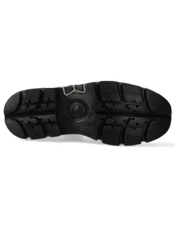 New Rock ANKLE BOOT BLACK REACTOR WITH LACES M-NEWMILI083-S35 Online