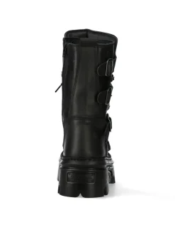 New Rock ANKLE BOOT BLACK REACTOR M-WALL373-S13 Best