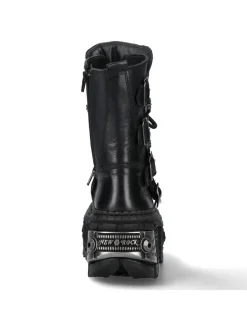 New Rock ANKLE BOOT BLACK TANK M-WALL373-C2