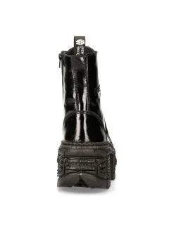 New Rock ANKLE BOOT BLACK TANK M-WALL126-S2 Sale