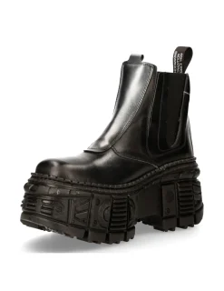 New Rock ANKLE BOOT BLACK TANK M-WALL049-C2 Best