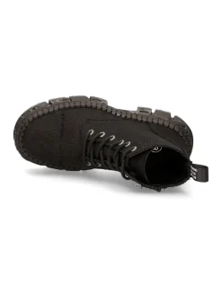 New Rock ANKLE BOOT BLACK TANK M-WALL005-V38 Best