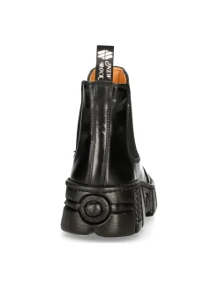 New Rock ANKLE BOOT BLACK TOWER M-WALL007N-C2 Hot