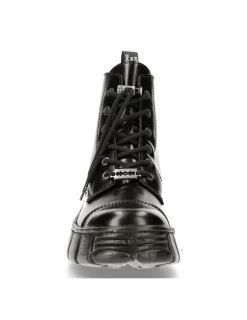 New Rock ANKLE BOOT BLACK TOWER WITH LACES M-WALL005N-C6