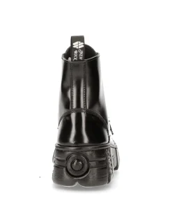 New Rock ANKLE BOOT BLACK TOWER WITH LACES M-WALL005N-C6