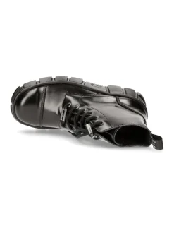 New Rock ANKLE BOOT BLACK TOWER WITH LACES M-WALL005N-C6