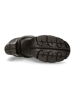 New Rock ANKLE BOOT BLACK WITH LACES M-TRCASCO007-V2 New
