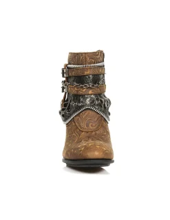 New Rock ANKLE BOOT TEXAS M-TX002-C12 Hot
