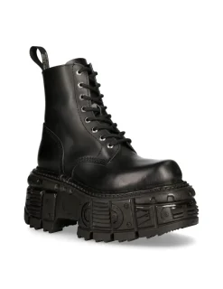 New Rock BLACK IMPERFECT WITH LACES M-MILI084N-S5 Best
