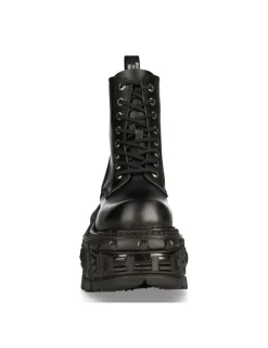 New Rock BLACK IMPERFECT WITH LACES M-MILI084N-S5 Best