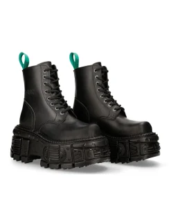 New Rock BLACK IMPERFECT WITH LACES M-MILI084N-V1 Hot