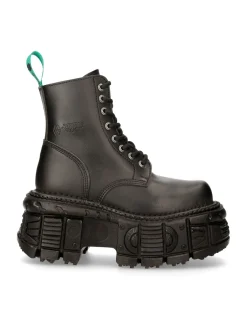 New Rock BLACK IMPERFECT WITH LACES M-MILI084N-V1 Hot