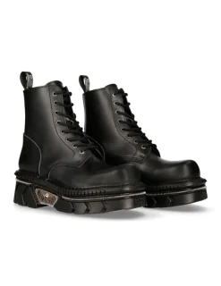 New Rock BLACK TECHNO WITH LACES M-MILI084N-S6 New