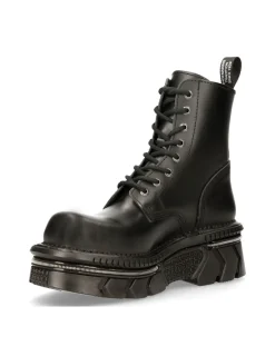 New Rock BLACK TECHNO WITH LACES M-MILI084N-S6 New