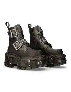New Rock BOOT BLACK IMPERFECT M-MILI246-C1 Outlet