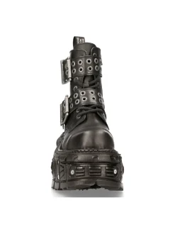 New Rock BOOT BLACK IMPERFECT M-MILI246-C1 Outlet