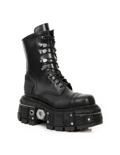 New Rock BOOT BLACK IMPERFECT M-TANK001-C2 New