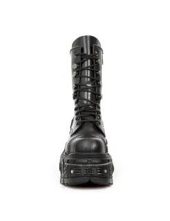 New Rock BOOT BLACK IMPERFECT M-TANK001-C2 New