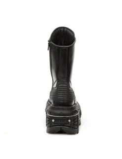 New Rock BOOT BLACK IMPERFECT M-TANK001-C2 New