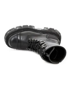 New Rock BOOT BLACK IMPERFECT M-TANK001-C2 New