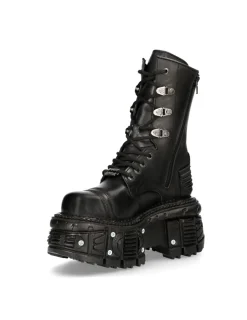 New Rock BOOT BLACK IMPERFECT M-TANK001-C8 Online