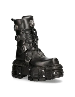 New Rock BOOT BLACK IMPERFECT M-TANK373-S1