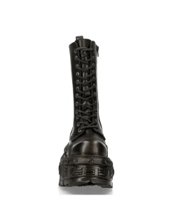 New Rock BOOT BLACK IMPERFECT WITH LACES M-MILI211-S15 Discount