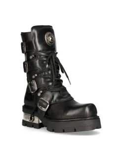 New Rock BOOT BLACK PLANING M-373-S1 Sale