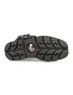 New Rock BOOT BLACK PLANING WITH LACES M-1473-S1 Hot