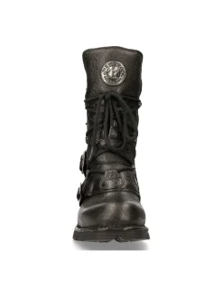 New Rock BOOT BLACK PLANING WITH LACES M-1473-S43 Sale