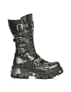 New Rock BOOT BLACK REACTOR M-1020-S2