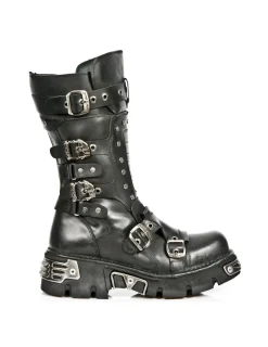New Rock BOOT BLACK REACTOR M-1020-S2