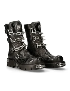 New Rock BOOT BLACK REACTOR M-727-S5 New