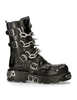 New Rock BOOT BLACK REACTOR M-727-S5 New