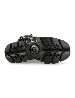 New Rock BOOT BLACK REACTOR WITH LACES M-373-S29 Best