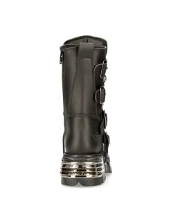 New Rock BOOT BLACK REACTOR WITH LACES M-373-S7 Hot