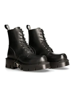 New Rock BOOT BLACK REACTOR WITH LACES M-MILI084N-S3 Outlet