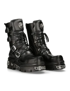 New Rock BOOT BLACK REACTOR WITH LACES M-373-S4 Sale